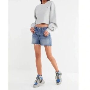 BDG URBAN OUTFITTERS BOYFRIEND LOW RISE WOMEN SIZE 27 DENIM CUT OFF SHORTS NEW